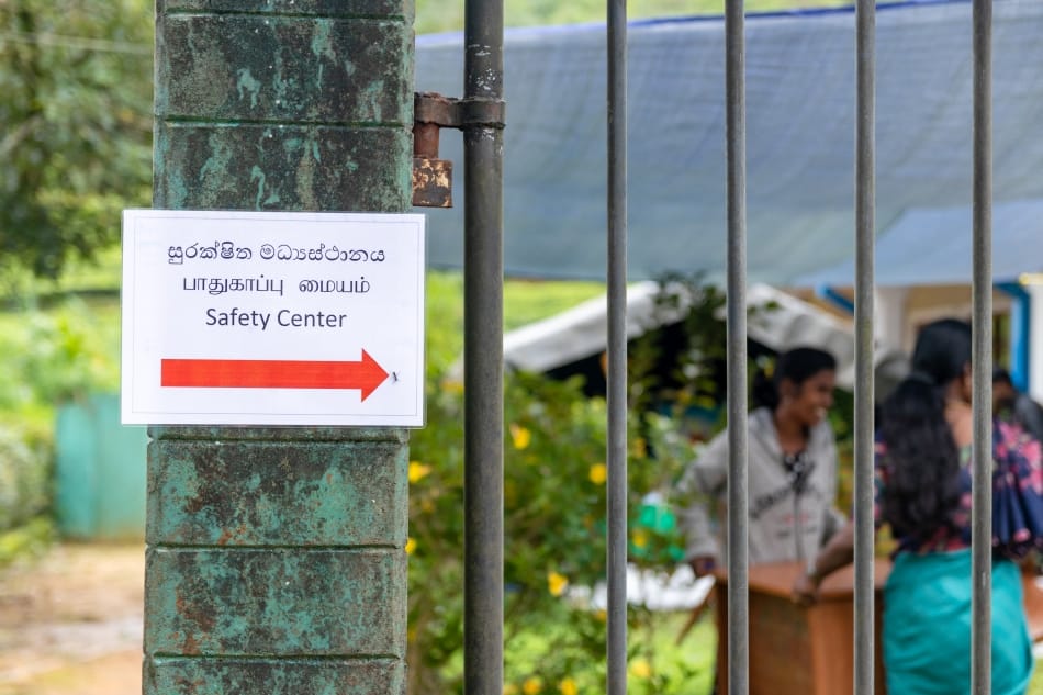 The local school doubles as a safety center during floods and other disasters. The members of the community evacuate their homes and assemble at the center after being hailed by the person assigned to be ‘Mr. Early Warning’ with his megaphone.