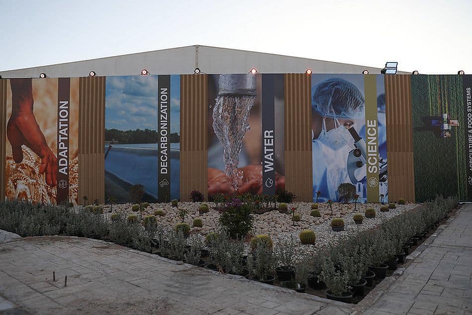 Water featured prominently in this year’s COP cover decision. Photo: UNFCCC