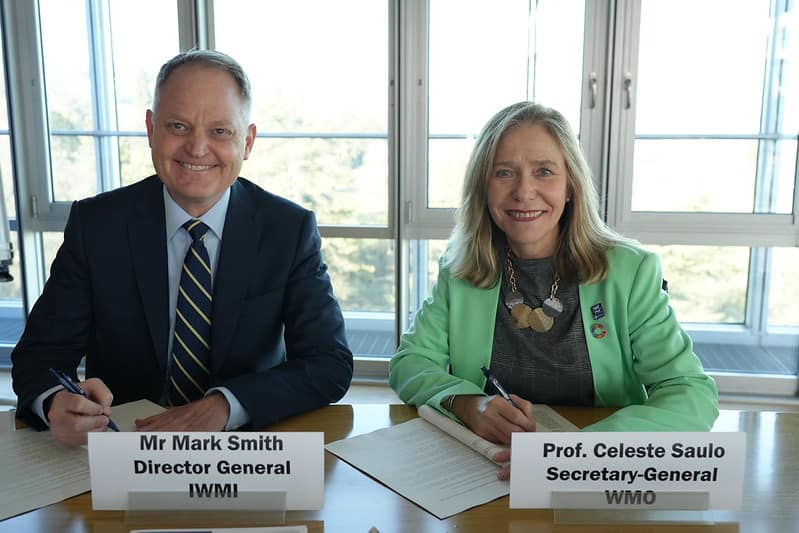 IWMI and World Meteorological Organization partner to strengthen climate resilience through data, innovation and early action