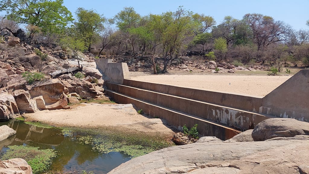Nathi sand dam in the Shashe catchment in Zimbabwe.