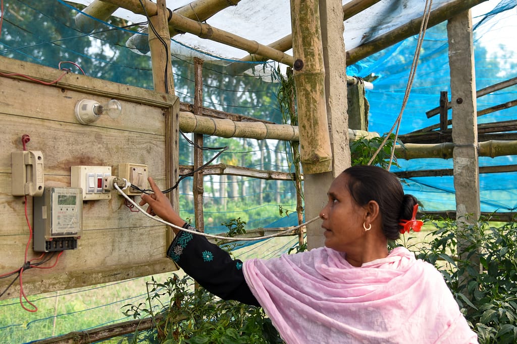Bangladesh electricity woman