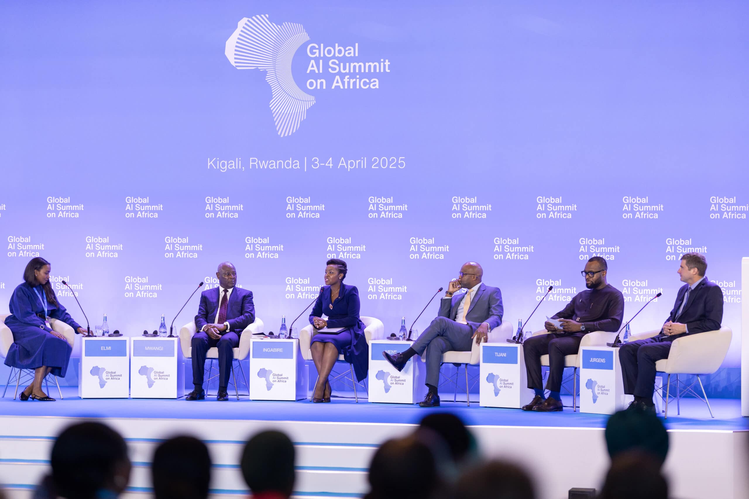 Plenary discussion at the first Global AI Summit on Africa, Kigali, Rwanda.
