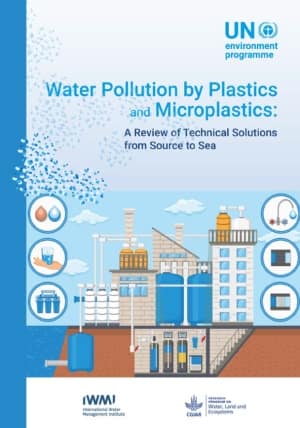 Water pollution by plastics and microplastics: a review of technical solutions from source to sea