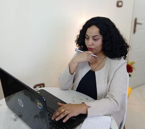 PhD candidate and DIWASA Fellow, Eden Seifu. Photo: IWMI