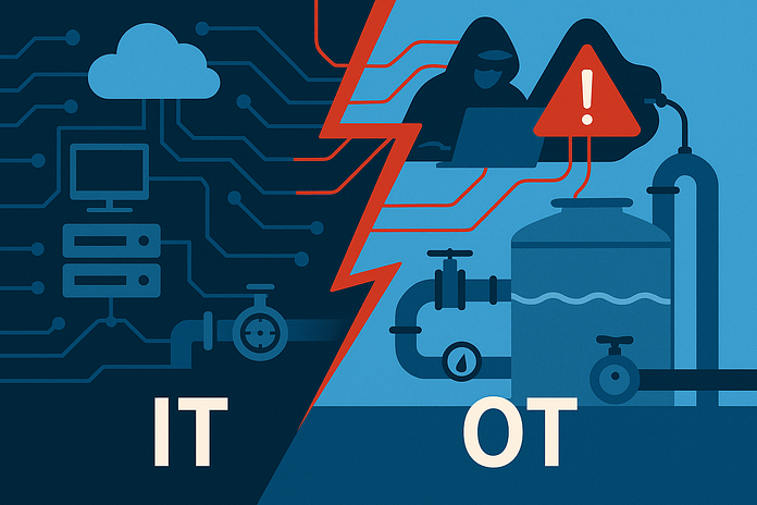 A growing number of cyberattacks are targeting water and wastewater utilities worldwide, threatening to disrupt critical services and expose deep vulnerabilities in an already stretched sector. Photo: Louise Sarant/IWMI (generated)