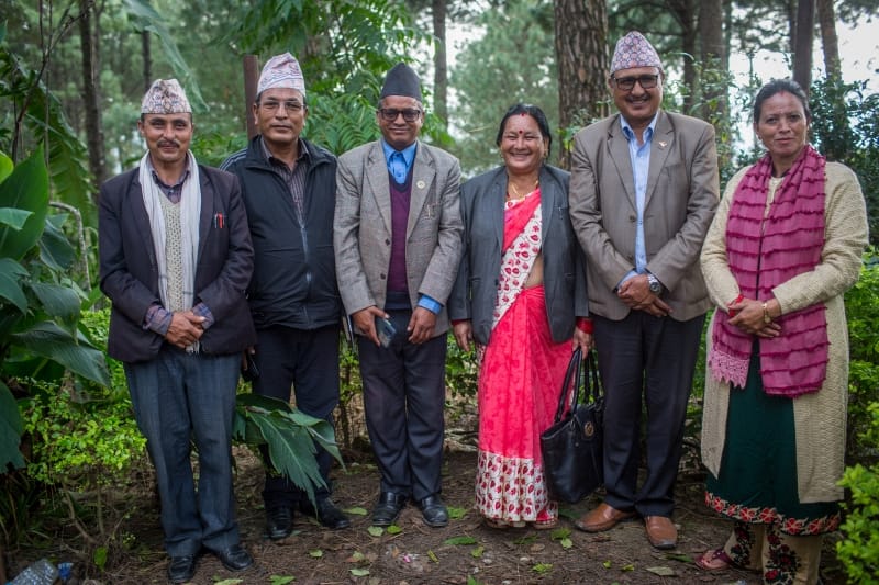 A group photo of participants from local governments of Dailekh district during the Participatory Gender Workshop in Dailekh District Nepal.