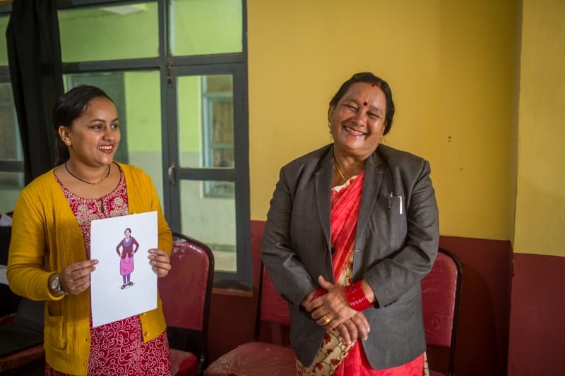 Local government officials partake in the workshop