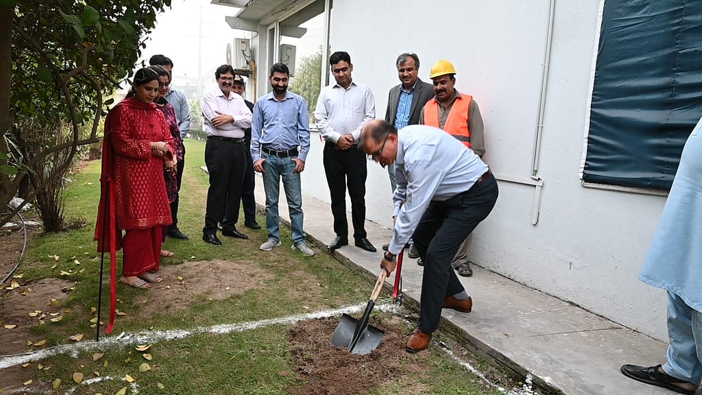 Groundbreaking ceremony at IWMI Pakistan