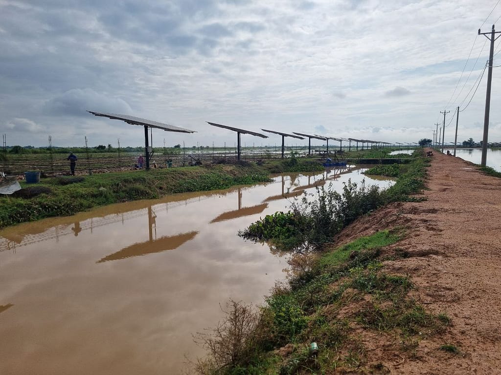 Solar panels in Cambodia