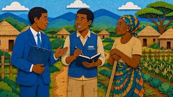 A still from the Water Governance Accelerator introductory video. Photo: IWMI