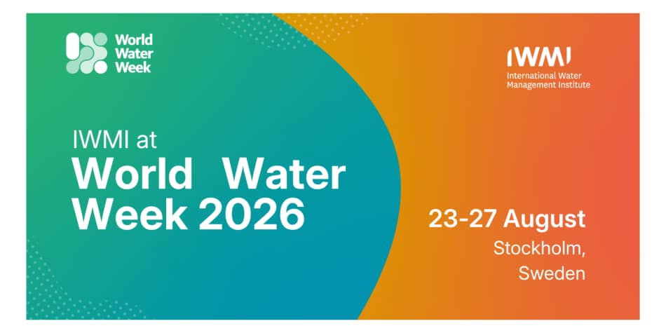 IWMI at World Water Week 2026