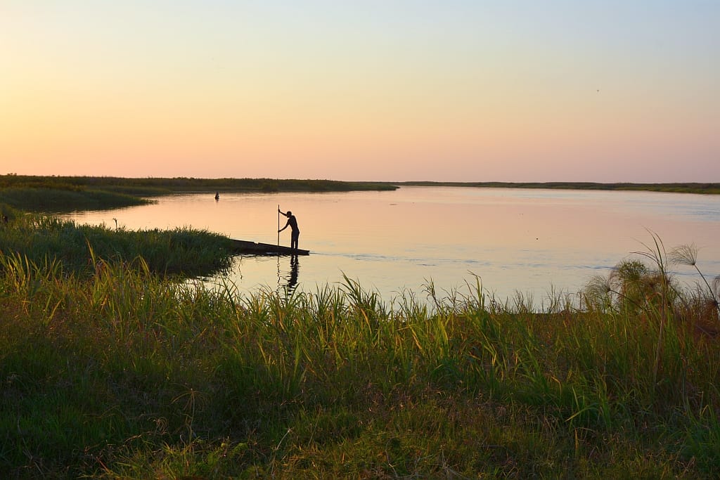 The Kafue River in the Zambezi Basin. Photo: S. Dondeyne / IWMI