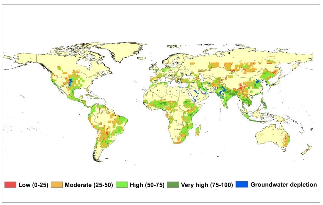 Global map of UTFI suitability