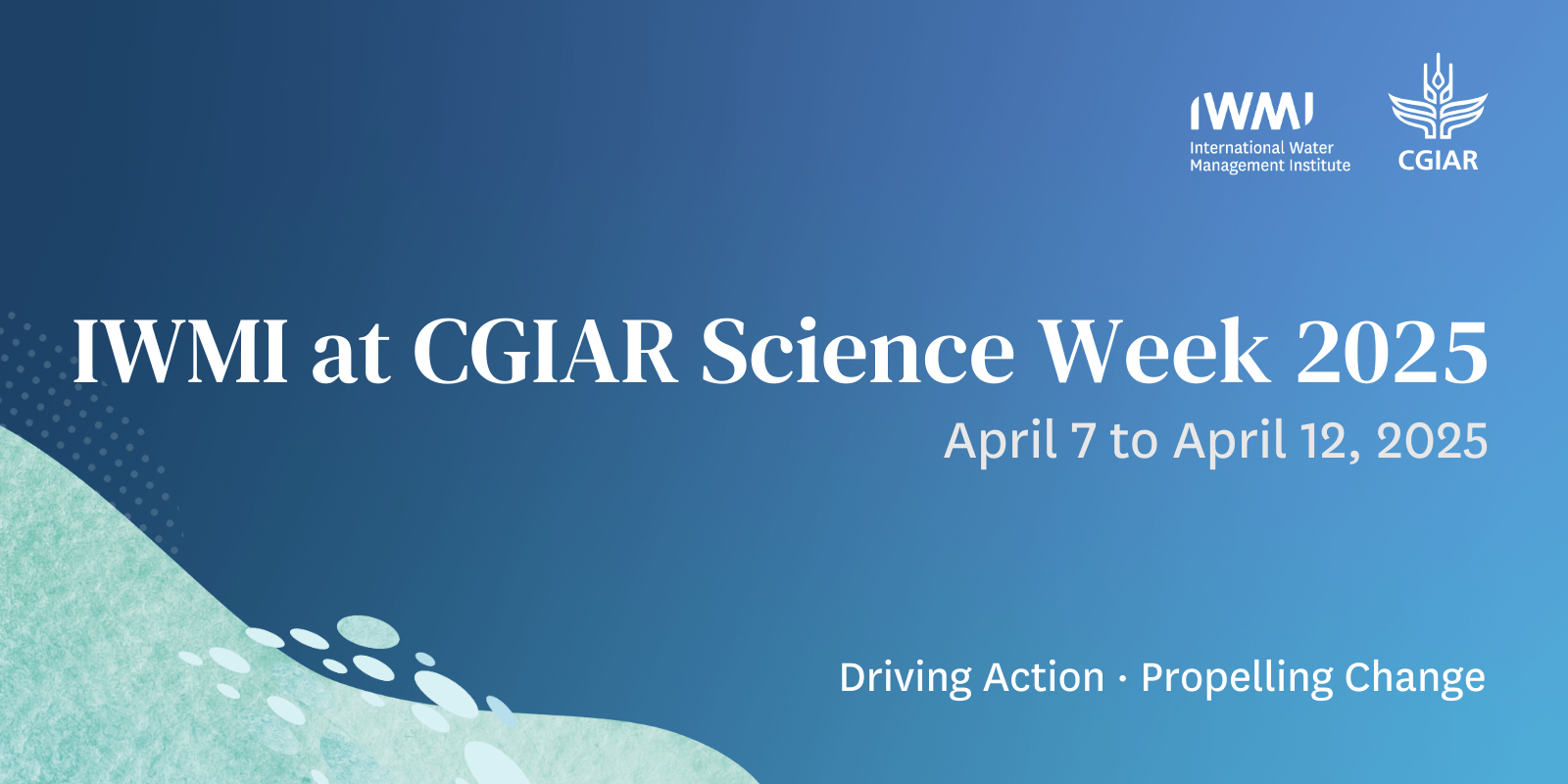 IWMI at CGIAR Science Week 2025