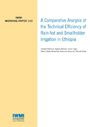 A comparative analysis of the technical efficiency of rain-fed and smallholder irrigation in Ethiopia (8/2/2011) 