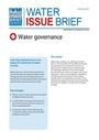 Water governance (8/9/2011) 