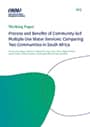 Process and benefits of community-led multiple use water services: comparing two communities in South Africa (12/7/2020) 