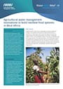 Agricultural water management innovations to build resilient food systems in West Africa (7/8/2021) 