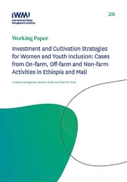 Investment and cultivation strategies for women and youth inclusion: cases from on-farm, off-farm and non-farm activities in Ethiopia and Mali (05/09/2024) 