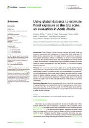 Using global datasets to estimate flood exposure at the city scale: an evaluation in Addis Ababa (12/11/2024) 