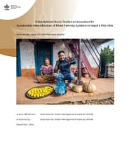 Decentralized socio-technical innovation for sustainable intensification of mixed farming systems in Nepal’s mid-hills (02/28/2025) 