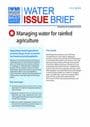 Managing water for rainfed agriculture (7/12/2011) 