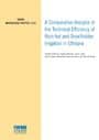 A comparative analysis of the technical efficiency of rain-fed and smallholder irrigation in Ethiopia (8/2/2011) 