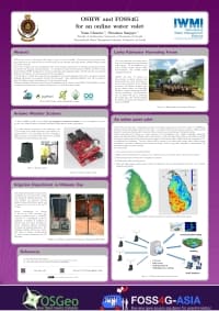 Poster - OSHW and FOSS4G for an online water valet
