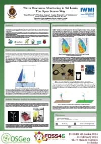 Download the Poster - Water Resources Monitoring in Sri Lanka