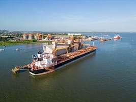 Cargo ship in Brazil (Photo Credit: Shutterstock)