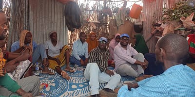 Focus group discussion with a community in Dolo Ado, Somali region. Photo: Decide Mabumbo / IWMI