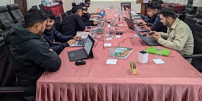 Participants in the three-day training on SWAT+ hydrological modelling at CDHM in Kirtipur, Nepal. Photo: IWMI