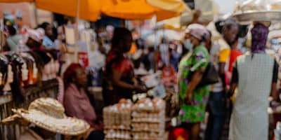 Produce in a Ghanian market. Photo Credit: Shutterstock