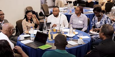 Sustainable water and soil management workshop.