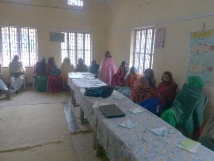 Group members share their views during a stakeholder engagement meeting