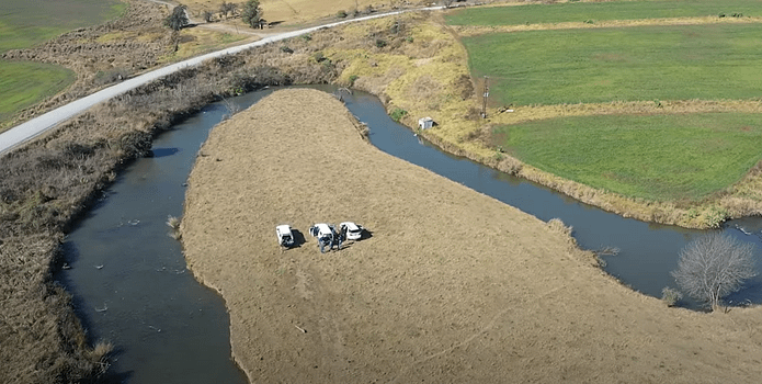 e-flows mapping with drones
