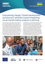 Empowering change: trained development practitioners’ attitudes toward integrating social transformation analysis in planning. [Policy Brief of the Resilience Against Climate Change - Social Transformation Research and Policy Advocacy (REACH-STR) project] (04/01/2025) 