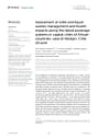 Assessment of solid and liquid wastes management and health impacts along the failed sewerage systems in capital cities of African countries: case of Abidjan, Cte d'Ivoire (06/30/2023) 