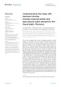 Understanding the trade-offs between climate change-induced aridity and agricultural water demand in the Souss Basin, Morocco (04/30/2024) 