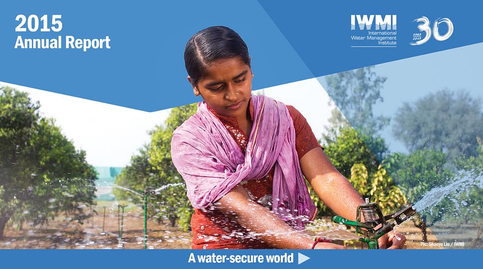 View the IWMI Annual Report 2015