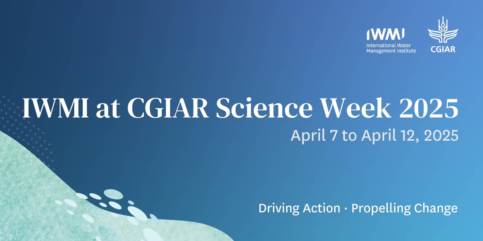 IWMI at CGIAR Science Week 2025
