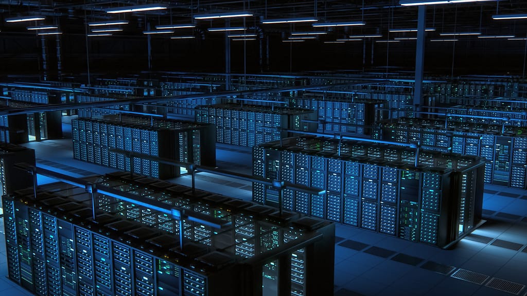 Data centers use a vast amount of virtual water throughout their operations. Photo: Shutterstock