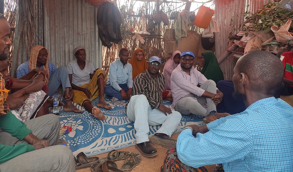 Focus group discussion with a community in Dolo Ado, Somali region. Photo: Decide Mabumbo / IWMI
