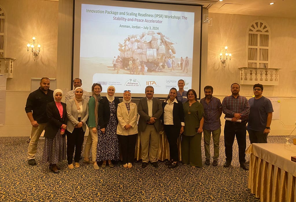 IWMI and Jordan's private sector collaborate 2