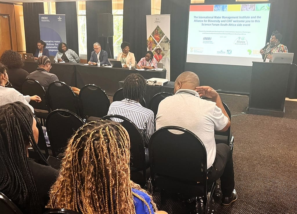 Science forum panel SA