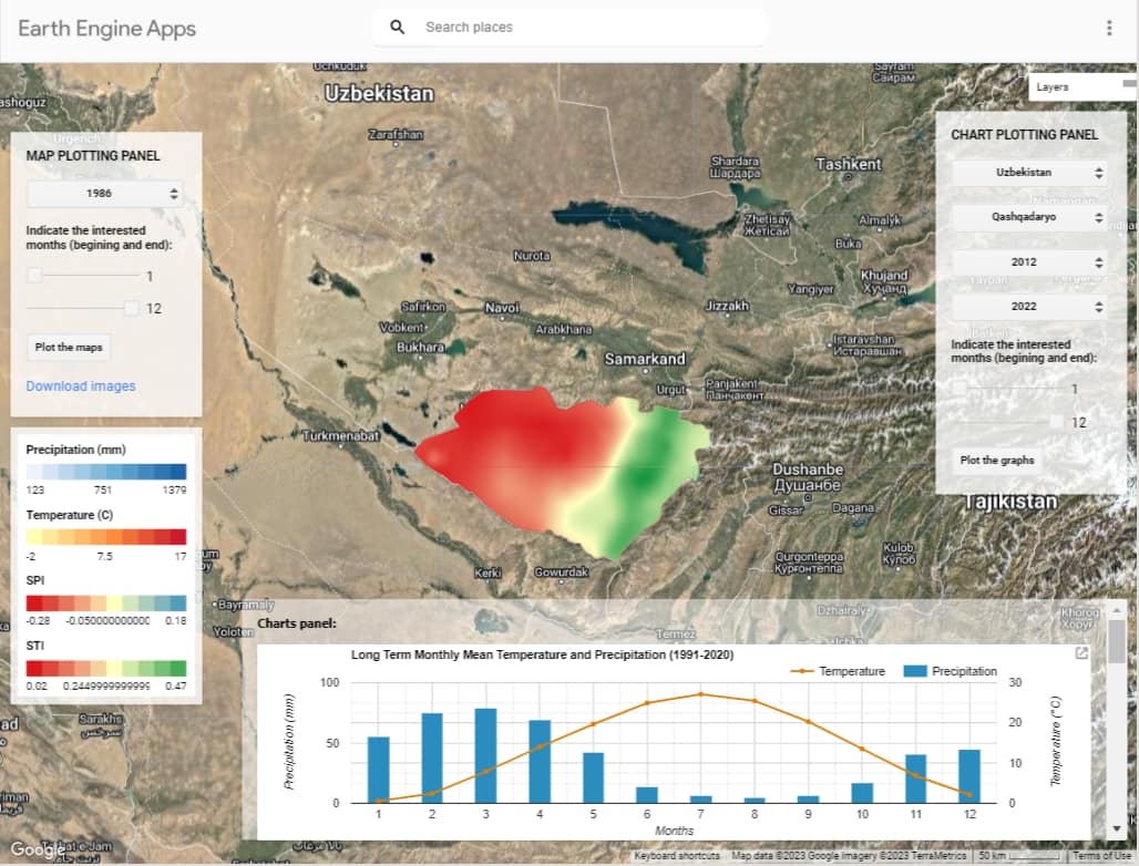 Figure 2: Spatial distribution of weather data.