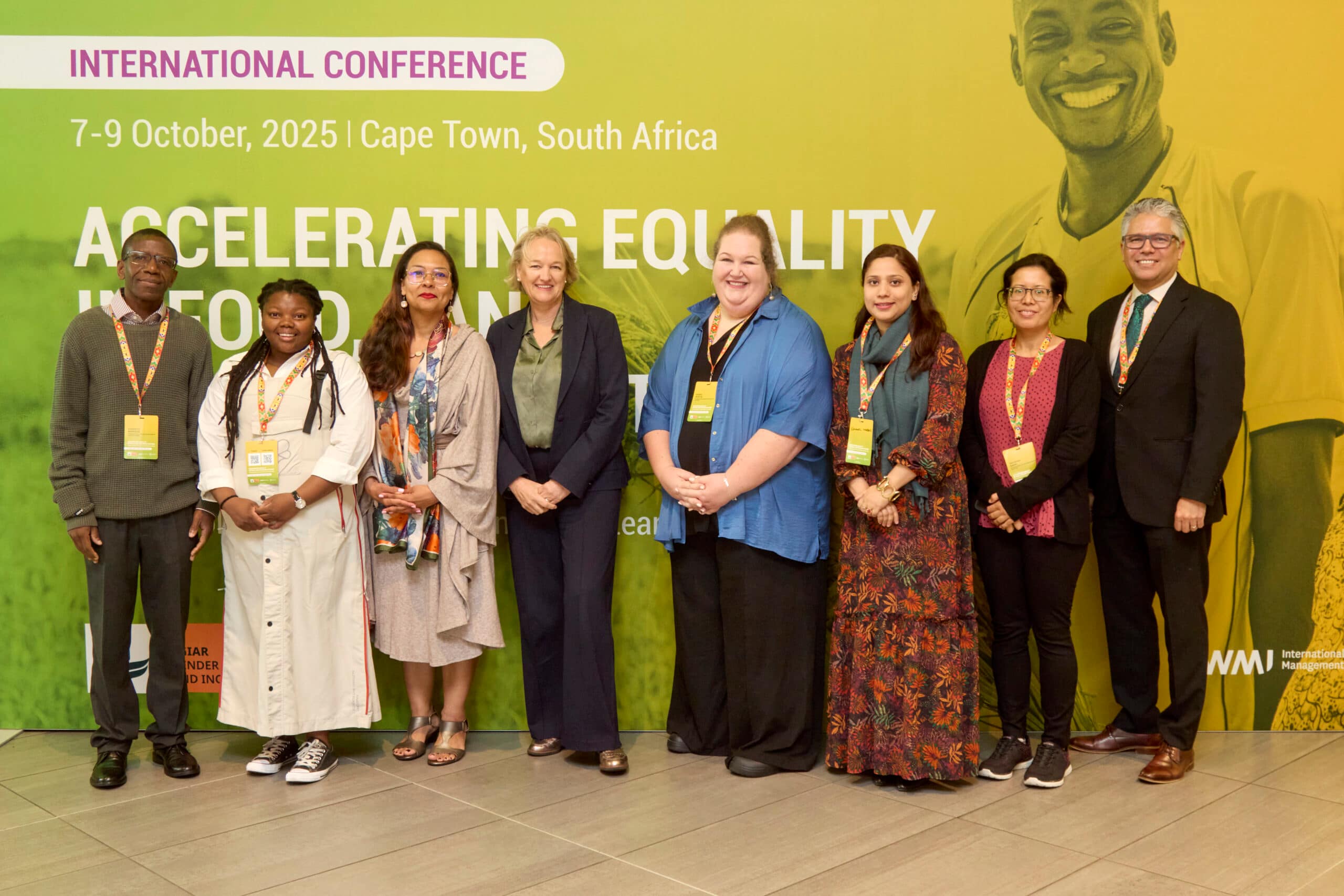 Group photo of IWMI team at the 2025 Gender Conference. Photo: IWMI