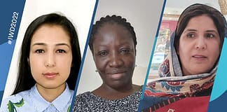 In focus: Women making a difference in the world of water Saida Usmonova from Central Asia, Charity Osei-Amponsah from West Africa, and Khadija Begum from South Asia