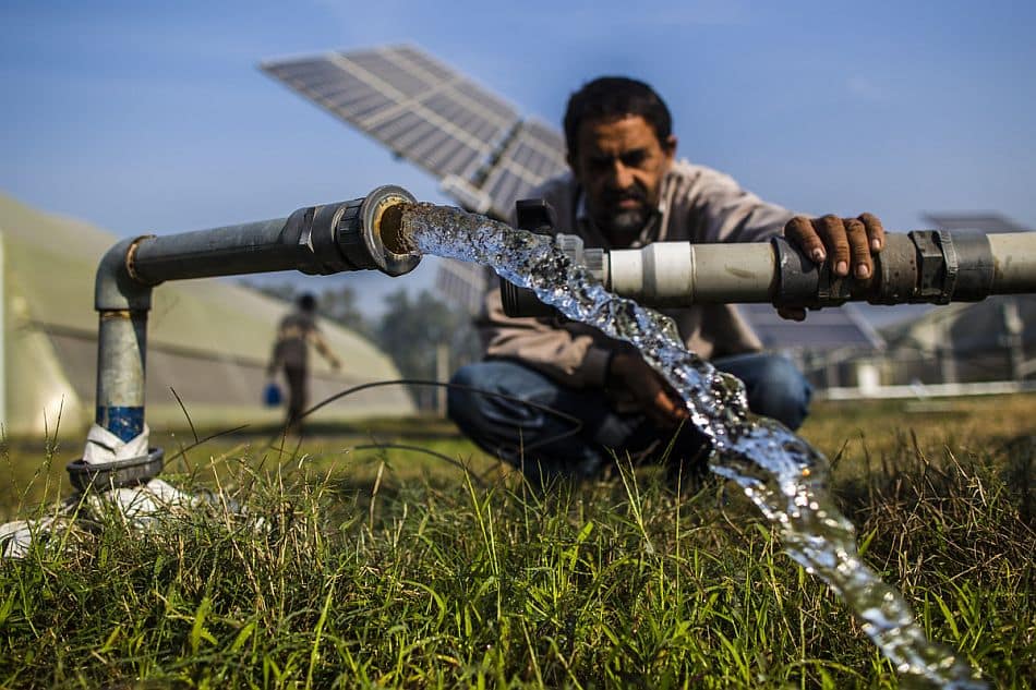 Use of solar water pumps in a farm in Haryana Country, India. Photo: Prashanth Vishwanathan / IWMI Use of solar water pumps in a farm in Haryana Country, India. Photo: Prashanth Vishwanathan / IWMI